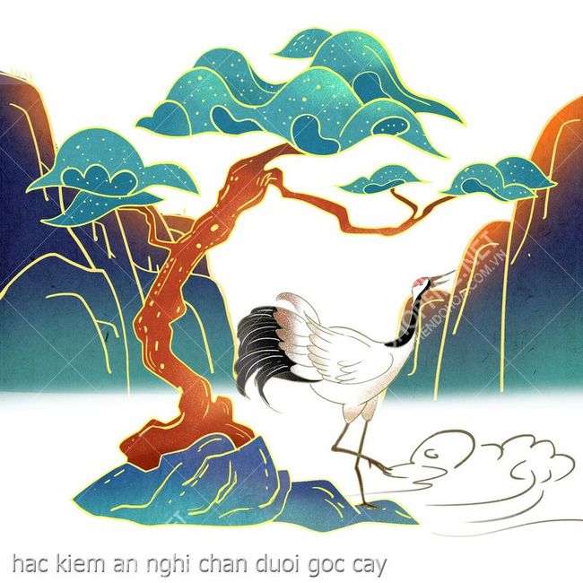 hac kiem an nghi chan duoi goc cay